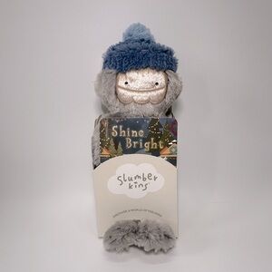 Slumberkins Shine Bright Bigfoot‎ Kin Plush Stuffy New In Box with Card